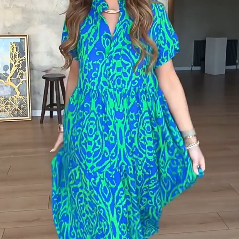 Nordella™ | Blommig sommarklänning med tidlös charm