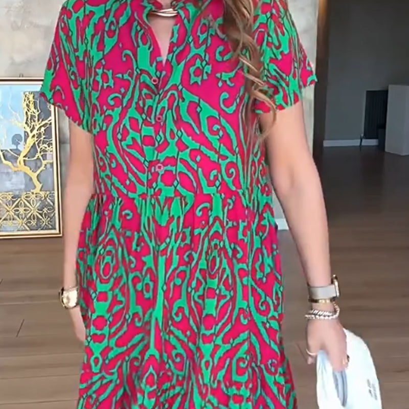 Nordella™ | Blommig sommarklänning med tidlös charm